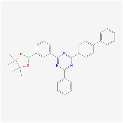 2-([1,1'-biphenyl]-4-yl)-4-phenyl-6-[3-(4,4,5,5-tetramethyl-1,3,2-dioxaborolan-2-yl)phenyl]-1,3,5-triazine
