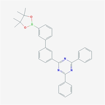 2,4-diphenyl-6-[3'-(4,4,5,5-tetramethyl-1,3,2-dioxaborolan-2-yl)[1,1'-biphenyl]-3-yl]-1,3,5-Triazine