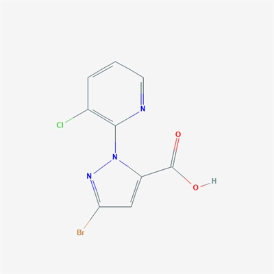 3-Bromo-1-(3-chloropyridin-2-yl)-1H-pyrazole-5-carboxylic acid