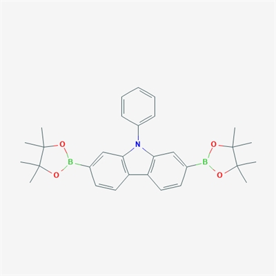 9H-Carbazole, 9-phenyl-2,7-bis(4,4,5,5-tetramethyl-1,3,2-dioxaborolan-2-yl)-