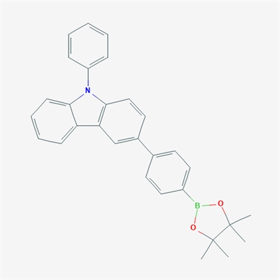 3-[4-(4,4,5,5-Tetramethyl-1,3,2-dioxaborolan-2-yl)phenyl]-9-phenylcarbazole