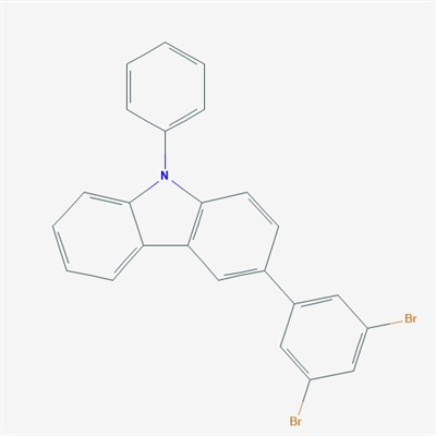 9H-Carbazole, 3-(3,5-dibromophenyl)-9-phenyl-