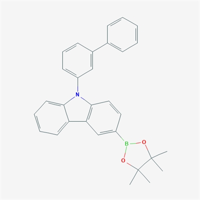 3-(4,4,5,5-Tetramethyl-1,3,2-dioxaborolan-2-yl)-9-([1,1'-Biphenyl]-3-yl)carbazole