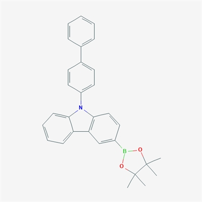 3-(4,4,5,5-Tetramethyl-1,3,2-dioxaborolan-2-yl)-9-([1,1'-Biphenyl]4-yl)carbazole