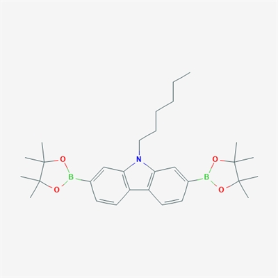 2,7-Bis(4,4,5,5-tetramethyl-1,3,2-dioxaborolan-2-yl)-9-hexylcarbazole