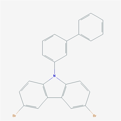 9H-Carbazole, 9-[1,1'-biphenyl]-3-yl-3,6-dibromo-