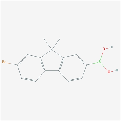 2-Boronic acid-7-bromo-9,9'-dimethylfluoren