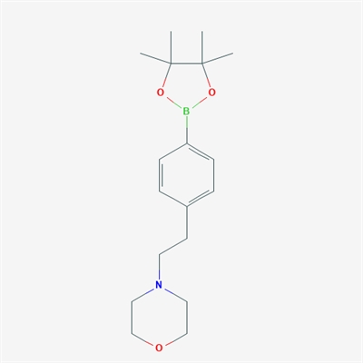 4-(4-(4,4,5,5-Tetramethyl-1,3,2-dioxaborolan-2-yl)phenethyl)morpholine