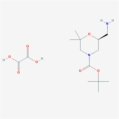 (S)-tert-Butyl 6-(aminomethyl)-2,2-dimethylmorpholine-4-carboxylate oxalate