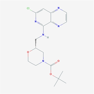 (R)-tert-Butyl 2-((7-chloropyrido[4,3-b]pyrazin-5-ylamino)methyl)morpholine-4-carboxylate