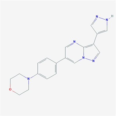 4-(4-(3-(1H-Pyrazol-4-yl)pyrazolo[1,5-a]pyrimidin-6-yl)phenyl)morpholine