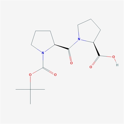 (S)-1-((S)-1-(tert-Butoxycarbonyl)pyrrolidine-2-carbonyl)pyrrolidine-2-carboxylic acid