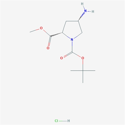 Methyl (2S,4S)-1-Boc-4-aminopyrrolidine-2-carboxylate hydrochloride