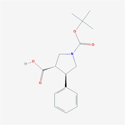 (3S,4R)-1-(tert-Butoxycarbonyl)-4-phenylpyrrolidine-3-carboxylic acid
