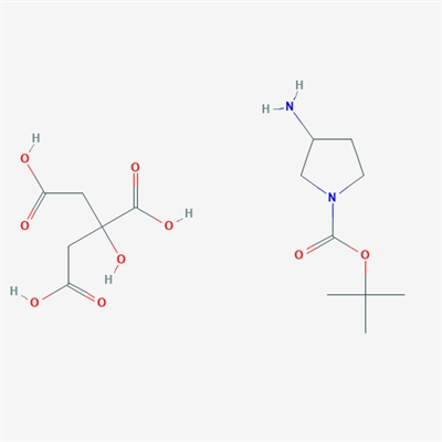 tert-Butyl 3-aminopyrrolidine-1-carboxylate 2-hydroxypropane-1,2,3-tricarboxylate