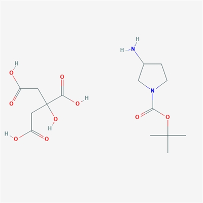 tert-Butyl 3-aminopyrrolidine-1-carboxylate 2-hydroxypropane-1,2,3-tricarboxylate