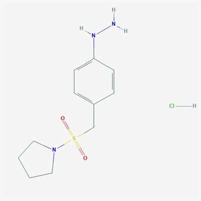 1-((4-Hydrazinylbenzyl)sulfonyl)pyrrolidine hydrochloride