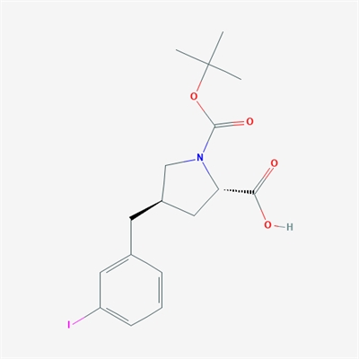(2S,4R)-1-(tert-Butoxycarbonyl)-4-(3-iodobenzyl)pyrrolidine-2-carboxylic acid
