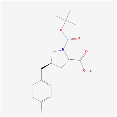 (2S,4R)-1-(tert-Butoxycarbonyl)-4-(4-fluorobenzyl)pyrrolidine-2-carboxylic acid