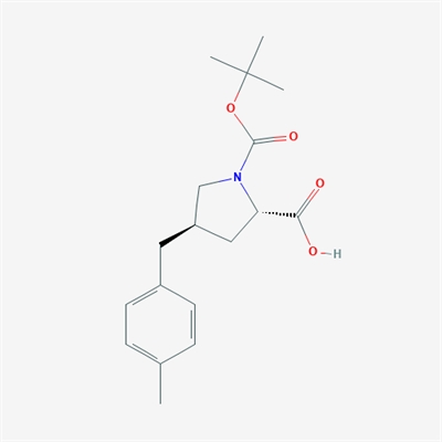 (2S,4R)-1-(tert-Butoxycarbonyl)-4-(4-methylbenzyl)pyrrolidine-2-carboxylic acid