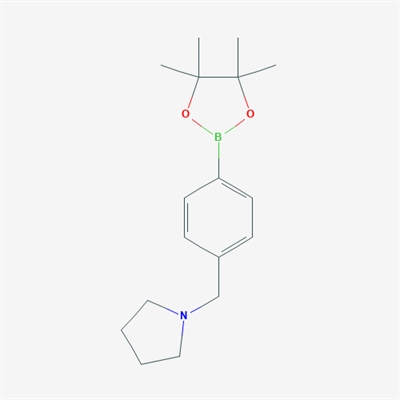 1-(4-(4,4,5,5-Tetramethyl-1,3,2-dioxaborolan-2-yl)benzyl)pyrrolidine