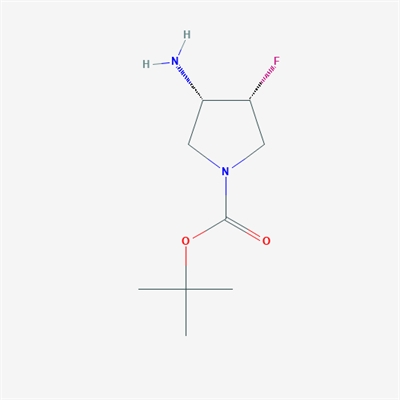 cis-tert-Butyl 3-amino-4-fluoropyrrolidine-1-carboxylate