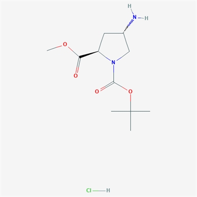 (2R,4S)-1-tert-Butyl 2-methyl 4-aminopyrrolidine-1,2-dicarboxylate hydrochloride