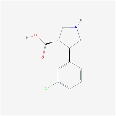 (3R,4S)-4-(3-Chlorophenyl)pyrrolidine-3-carboxylic acid