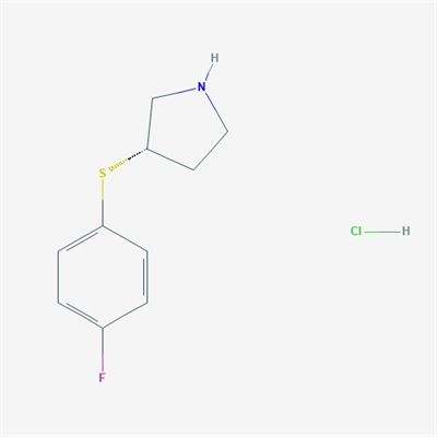 (S)-3-((4-Fluorophenyl)thio)pyrrolidine hydrochloride