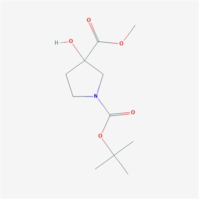 1-tert-Butyl 3-methyl 3-hydroxypyrrolidine-1,3-dicarboxylate
