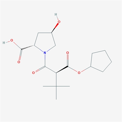 (2S,4R)-1-((S)-2-((Cyclopentyloxy)carbonyl)-3,3-dimethylbutanoyl)-4-hydroxypyrrolidine-2-carboxylic acid