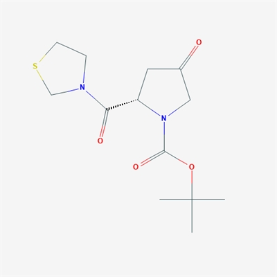 (S)-tert-Butyl 4-oxo-2-(thiazolidine-3-carbonyl)pyrrolidine-1-carboxylate