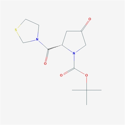 (S)-tert-Butyl 4-oxo-2-(thiazolidine-3-carbonyl)pyrrolidine-1-carboxylate