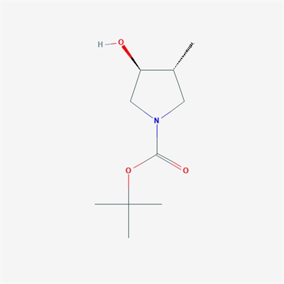 (3R,4S)-rel-tert-Butyl 3-hydroxy-4-methylpyrrolidine-1-carboxylate