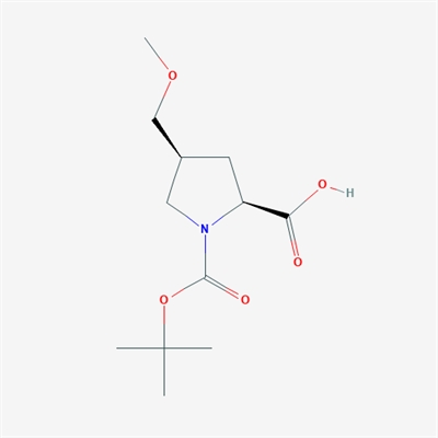 (2S,4S)-1-(tert-Butoxycarbonyl)-4-(methoxymethyl)pyrrolidine-2-carboxylic acid