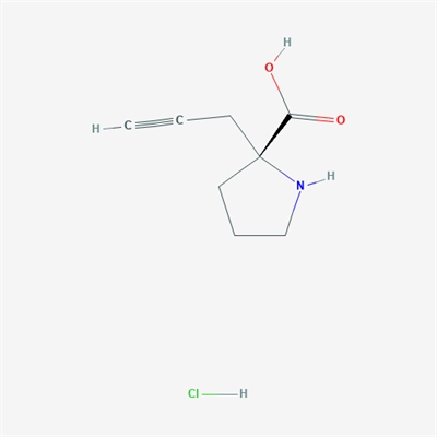 (R)-2-(Prop-2-yn-1-yl)pyrrolidine-2-carboxylic acid hydrochloride