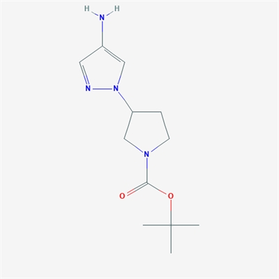 tert-Butyl 3-(4-amino-1H-pyrazol-1-yl)pyrrolidine-1-carboxylate