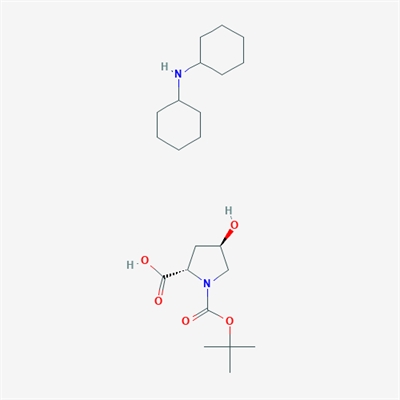 Dicyclohexylamine trans-1-(tert-butoxycarbonyl)-4-hydroxypyrrolidine-2-carboxylate