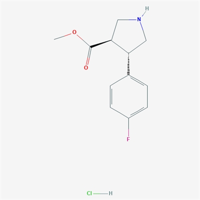 trans-methyl 4-(4-fluorophenyl)pyrrolidine-3-carboxylate hydrochloride