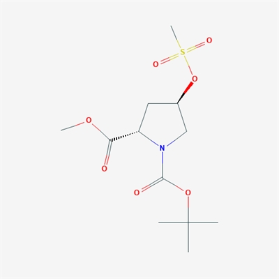 (2S,4R)-1-tert-Butyl 2-methyl 4-((methylsulfonyl)oxy)pyrrolidine-1,2-dicarboxylate