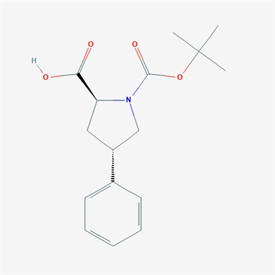 (2S,4S)-1-(tert-Butoxycarbonyl)-4-phenylpyrrolidine-2-carboxylic acid