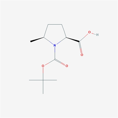 (2S,5S)-1-(tert-Butoxycarbonyl)-5-methylpyrrolidine-2-carboxylic acid