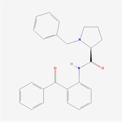 (S)-N-(2-Benzoylphenyl)-1-benzylpyrrolidine-2-carboxamide