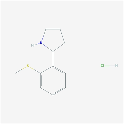 2-(2-(Methylthio)phenyl)pyrrolidine hydrochloride