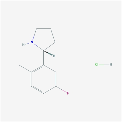 (R)-2-(5-Fluoro-2-methylphenyl)pyrrolidine hydrochloride