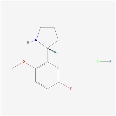 (R)-2-(5-Fluoro-2-methoxyphenyl)pyrrolidine hydrochloride
