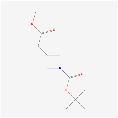 tert-Butyl 3-(2-methoxy-2-oxoethyl)azetidine-1-carboxylate