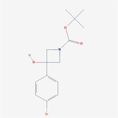 tert-Butyl 3-(4-bromophenyl)-3-hydroxyazetidine-1-carboxylate