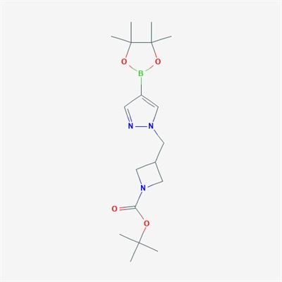 tert-Butyl 3-((4-(4,4,5,5-tetramethyl-1,3,2-dioxaborolan-2-yl)-1H-pyrazol-1-yl)methyl)azetidine-1-carboxylate