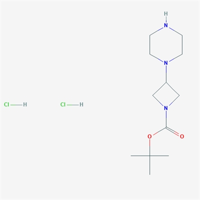 tert-Butyl 3-(piperazin-1-yl)azetidine-1-carboxylate dihydrochloride